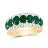 5/8CTW-DIA ANA M 2 3/8CTW-OV-EM NAT GEM BAND